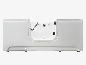 Ванна для инвалидов и пожилых со стеклянной дверцей лежачая правая 1500х750х610 мм, 22776 фото  в интернет-магазине Санкомп