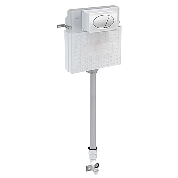 Инсталляция для напольных унитазов 9 литров в комплекте с кнопкой (125х510х480) фото 