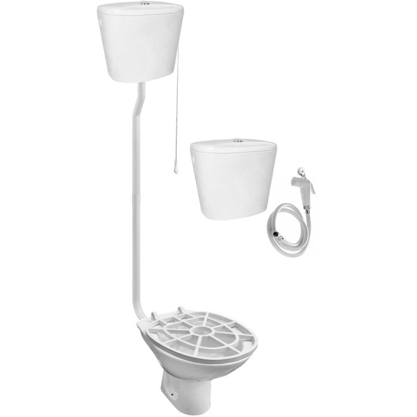 Видуар ОВАЛЬНЫЙ, высокий бачок КЕРАМИКА, бачок для раствора КЕРАМИКА, 24863 фото в интернет-магазине СанКомп www.sancomp.ru