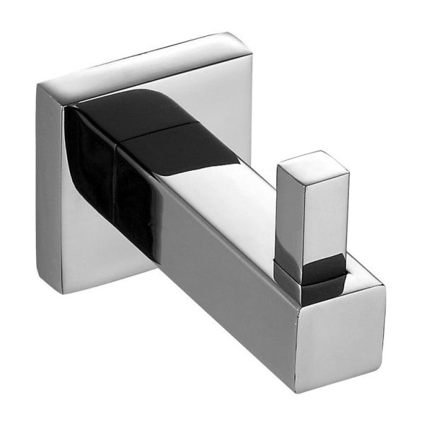 Крючок для ванной одинарный из нержавеющей стали глянцевый, 21210  фото  в интернет-магазине Санкомп