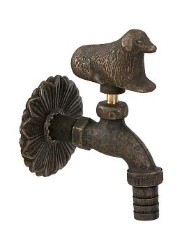 Кран поливочный Ду 15 бронза 20748 фото  в интернет-магазине Санкомп