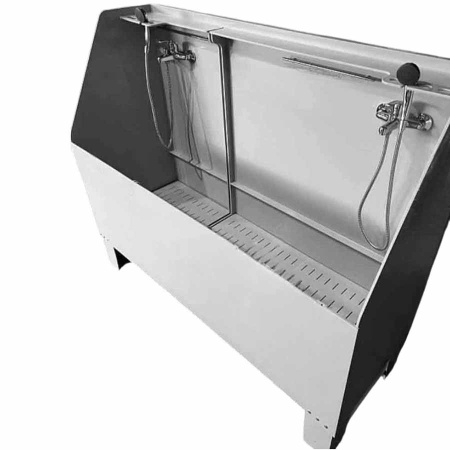 Ванна ножная 1800х650х1500 мм 2 СЕКЦИИ СО СМЕСИТЕЛЯМИ С ЭКРАНОМ 18242 фото  в интернет-магазине Санкомп