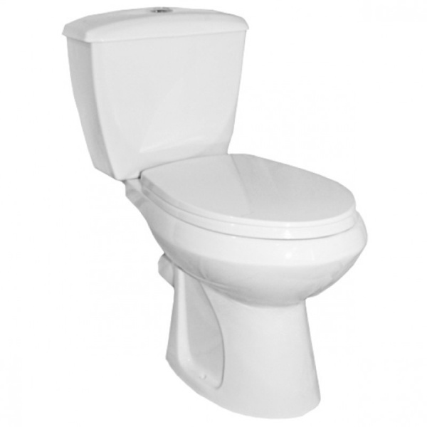Унитаз компакт керамика косой выпуск (670х390х750) Нижняя Подводка, сиденье ПП Микролифт, 18877   фото  в интернет-магазине Санкомп