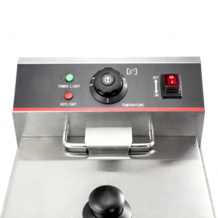 Фритюрница 290х520х420мм, 12л с краном, 23005 фото  в интернет-магазине Санкомп