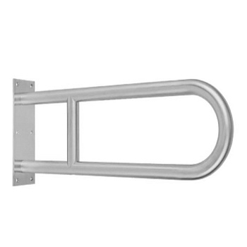 Поручень настенный из нержавеющей стали 600x100x260 мм, 26474 фото  в интернет-магазине Санкомп