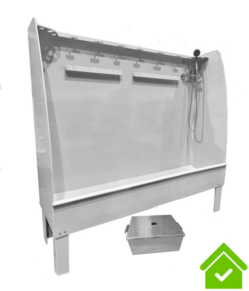 Мойка для велосипеда полипропилен с пескоуловителем 2000х900х1800 мм, 24453 фото  в интернет-магазине Санкомп