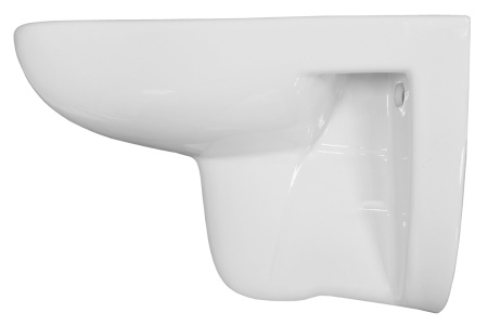 Унитаз подвесной БЕЗОБОДКОВЫЙ (550х350х375) С СИДЕНЬЕМ МИКРОЛИФТ 22592  фото  в интернет-магазине Санкомп