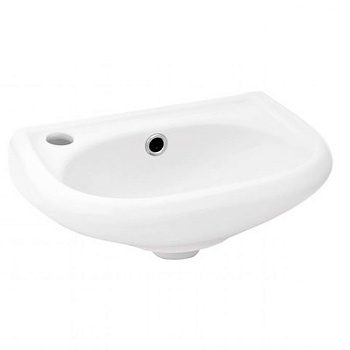 Умывальник-мини с отверстием под смеситель СЛЕВА (385х360х155), 4368 фото  в интернет-магазине Санкомп