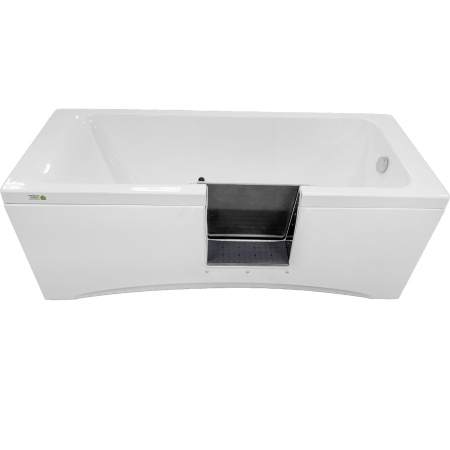 Ванна для инвалидов и пожилых с дверцей лежачая антискольжение 1700х700х630 мм СЛИВ СПРАВА 22700 фото  в интернет-магазине Санкомп