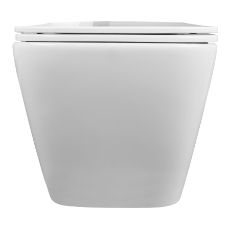 Унитаз подвесной БЕЗОБОДКОВЫЙ (360х510х350) С СИДЕНЬЕМ МИКРОЛИФТ 22602  фото  в интернет-магазине Санкомп