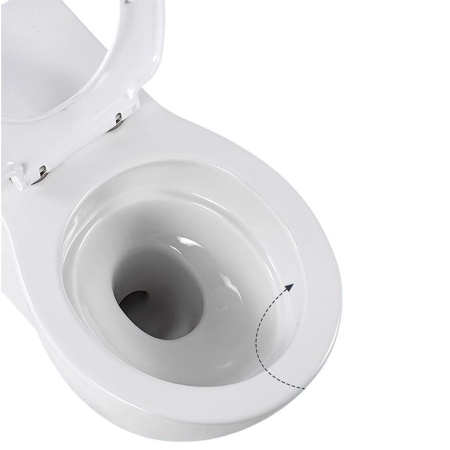 Унитаз для инвалидов подвесной С СИДЕНИЕМ БЕЗ КРЫШКИ  (690х380х360), 27116 фото  в интернет-магазине Санкомп