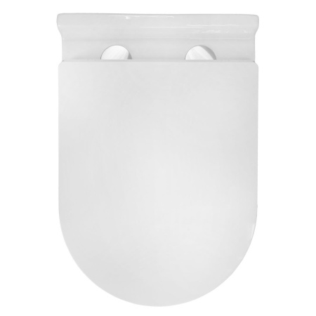 Унитаз подвесной БЕЗОБОДКОВЫЙ (520х360х410) С СИДЕНЬЕМ МИКРОЛИФТ 22568  фото  в интернет-магазине Санкомп