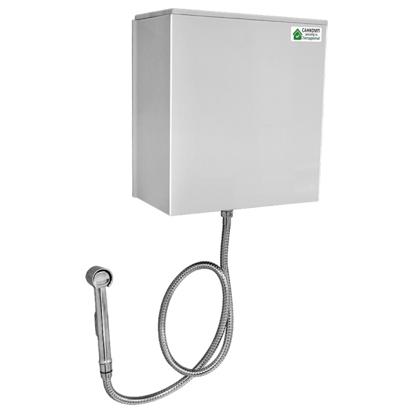 Бачок подвесной из полипропилена ДЛЯ ДЕЗРАСТВОРОВ 10 литров с гигиенической лейкой ПЛАСТИК, 26919 фото  в интернет-магазине Санкомп