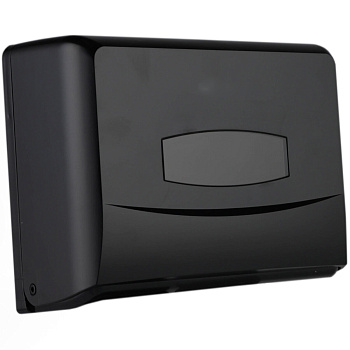 Диспенсер для листовых полотенец тип сложения полотенец-Z (вмещает 1 пачку) ЧЕРНЫЙ, 21246 фото  в интернет-магазине Санкомп