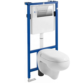 Унитаз ДЕТСКИЙ подвесной сиденье с крышкой с инсталляцией с кнопкой, 16885  фото  в интернет-магазине Санкомп