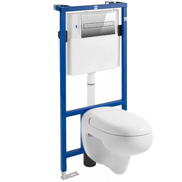 Унитаз ДЕТСКИЙ подвесной сиденье с крышкой с инсталляцией с кнопкой, 16885  фото  в интернет-магазине Санкомп