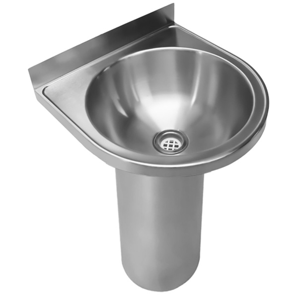 Умывальник на пьедестале ДЕТСКИЙ С/О, Б/П 36 см ПОЛУКРУГЛЫЙ (360х360х500) для детей от 4 до 7 лет фото  в интернет-магазине Санкомп