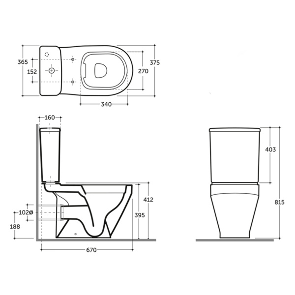 Унитаз-компакт ГОРИЗОНТАЛЬНЫЙ (670х375х815) БЕЗОБОДКОВЫЙ подводка СНИЗУ, СЕНСОРНЫЙ, МИКРОЛИФТ, 16452 фото  в интернет-магазине Санкомп