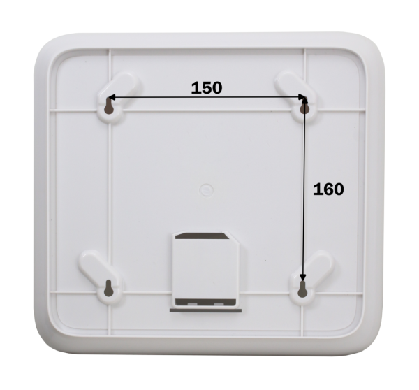 Диспенсер для листовых полотенец тип сложения полотенец-V (вмещает 2 пачки) БЕЛЫЙ, 24715 фото  в интернет-магазине Санкомп