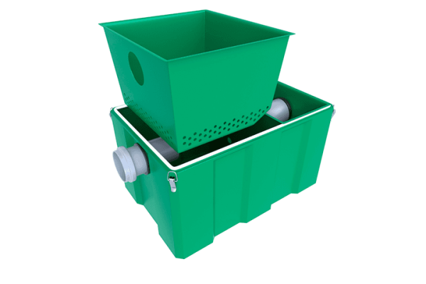 Жироуловитель 1,0 м3/ч, 80 литров, Ду 110 мм, 730х490х430 мм Профессионал 26486 фото в интернет-магазине Санкомп