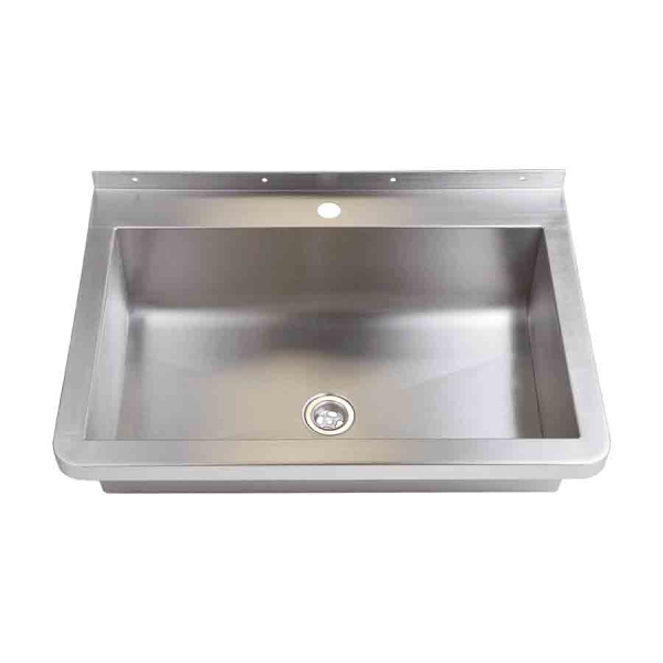 Раковина из нержавеющей стали подвесная (430х600х290), 653 фото  в интернет-магазине Санкомп