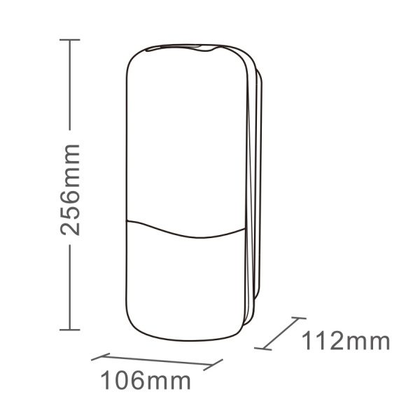 Дозатор для жидкого мыла настенный пластиковый 1000 мл Белый, 24711  фото  в интернет-магазине Санкомп