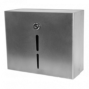 Диспенсер для бумажных полотенец из нержавеющей стали, Матовый 21375  фото  в интернет-магазине Санкомп