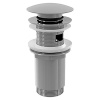 Донный клапан с переливом для хромированного сифона 1 1/4" фото  в интернет-магазине Санкомп