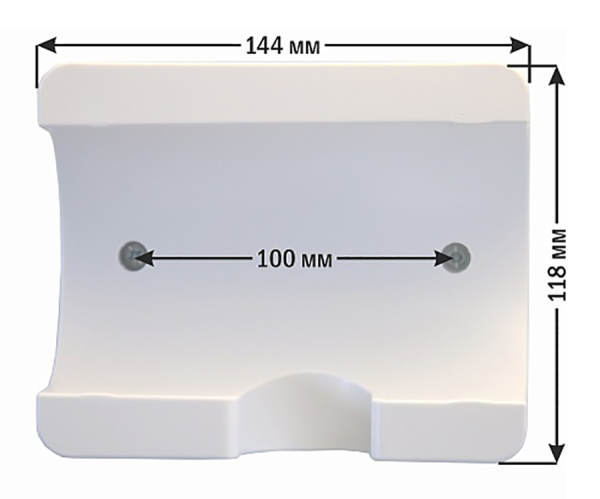 Фен настенный для общественных мест 2000 Вт Белый, 24385 фото  в интернет-магазине Санкомп