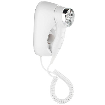 Фен для волос со встроенной LED подсветкой 7 цветов, 1400 Вт Белый, 21223 фото  в интернет-магазине Санкомп