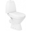 Унитаз компакт керамика косой выпуск (580х340х720) 2-х режимная арматура, сидение ПП Микролифт,17305 фото  в интернет-магазине Санкомп