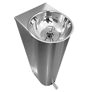 Фонтанчик питьевой педальный напольный 1 чаша Х/В, Б/Ф, Б/УФ, Б/Г, Б/ТО, AISI 304, 250х315х900 11919 фото  в интернет-магазине Санкомп