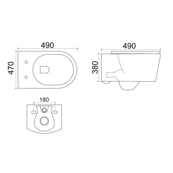 Унитаз подвесной с быстросъемным сиденьем микролифт, инсталляция с кнопкой 22430  фото  в интернет-магазине Санкомп
