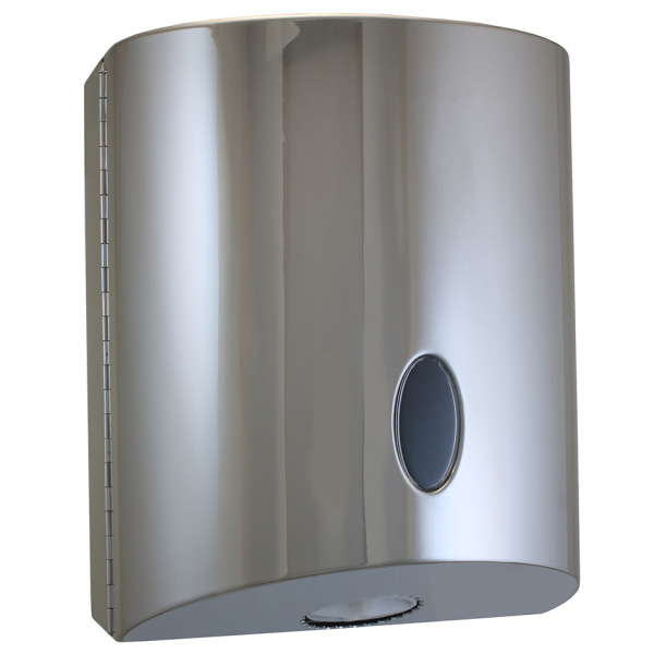 Диспенсер для рулонных полотенец из нержавеющей стали, Глянцевый 2617 фото  в интернет-магазине Санкомп
