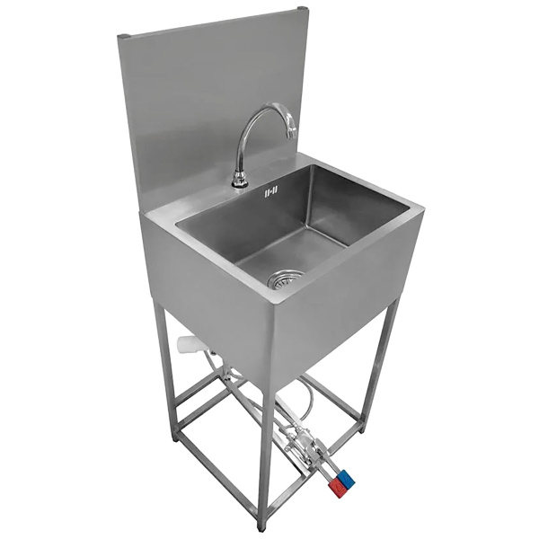 Рукомойник педальный с изливом НОЖНОЕ ВКЛЮЧЕНИЕ 2 педали 500х400х1200 мм, 25671 фото арт.25671