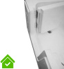 Ванна для инвалидов и пожилых с дверцей лежачая 1500х750х610 мм ЛЕВАЯ 22023 фото  в интернет-магазине Санкомп