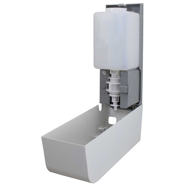 Дозатор сенсорный для жидкого мыла из нержавеющей стали АВТОМАТ 1000 мл (питание от батар.), 25360  фото  в интернет-магазине Санкомп