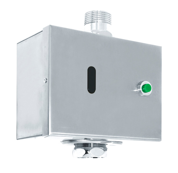 Кран смывной Сенсорный скрытого монтажа, питание от батареек фото в интернет-магазине СанКомп www.sancomp.ru