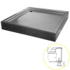 Поддон из нержавеющей стали 900х900х140 мм, 21357 фото  в интернет-магазине Санкомп