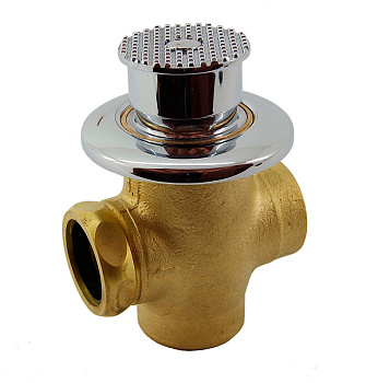 Кран смывной НОЖНОЙ СКРЫТОГО МОНТАЖА фото в интернет-магазине СанКомп www.sancomp.ru