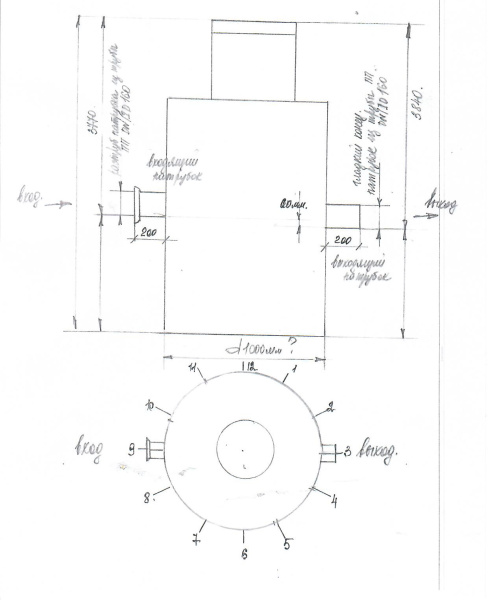 Жироуловитель вертикальный цельносварной СВТ ПЭ производительностью 3л/сек DN-1000 мм ТЗ Заказчика фото в интернет-магазине Санкомп