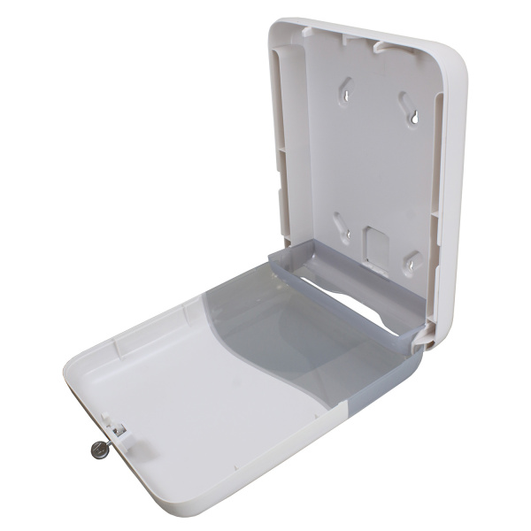 Диспенсер для листовых полотенец тип сложения полотенец-Z (вмещает 3 пачки) БЕЛЫЙ, 24714 фото  в интернет-магазине Санкомп