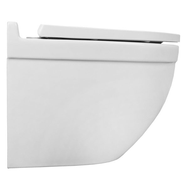 Унитаз подвесной БЕЗОБОДКОВЫЙ с быстросъемным сиденьем микролифт с инсталляцией и кнопкой  22411 фото  в интернет-магазине Санкомп