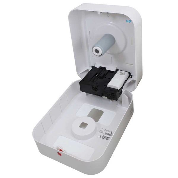 Диспенсер АВТОМАТИЧЕСКИЙ для туалетной бумаги для больших рулонов до 210 мм, Белый, 25318 фото  в интернет-магазине Санкомп