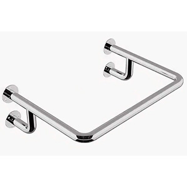 Поручень настенный 4 опоры из нержавеющей стали 550х750х200, 18746 фото  в интернет-магазине Санкомп