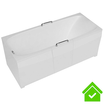 Ванна для инвалидов и пожилых с дверцей лежачая с дверцей 1700х700х660 мм СЛИВ СЛЕВА, 21197 фото  в интернет-магазине Санкомп