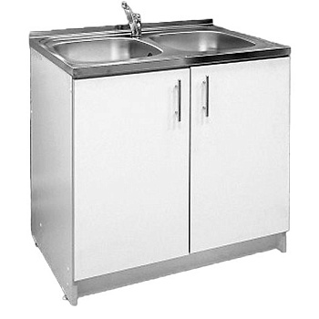 Стол медицинский с мойкой габариты 800х600х850 мм фото  в интернет-магазине Санкомп