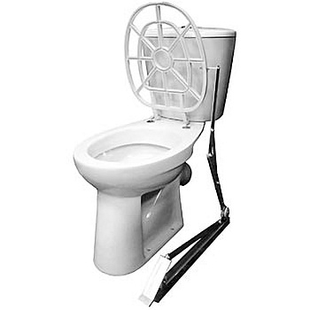 Слив технический СТ-0 компакт косой, решетка пластик, педаль, 12969 фото  в интернет-магазине Санкомп