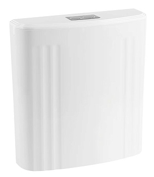 БАЧОК пластиковый с соединительной трубой 370х125х395 мм фото  в интернет-магазине Санкомп