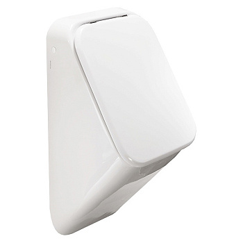 Писсуар керамика подача воды ИЗ СТЕНЫ, выход ГОРИЗОНТАЛЬНЫЙ (305х325х685) С КРЫШКОЙ фото  в интернет-магазине Санкомп